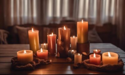 aesthetic candles enhance decor