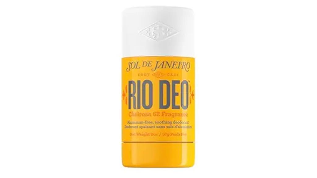 aluminum free deodorant in rio