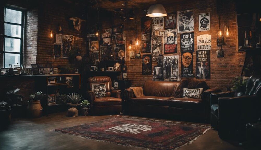 edgy grunge room decor