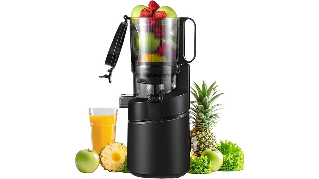 efficient self feeding masticating juicer