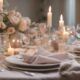 elegant dining table linens