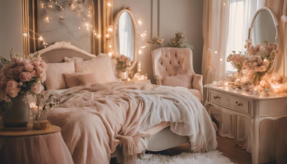 elegant feminine room decor