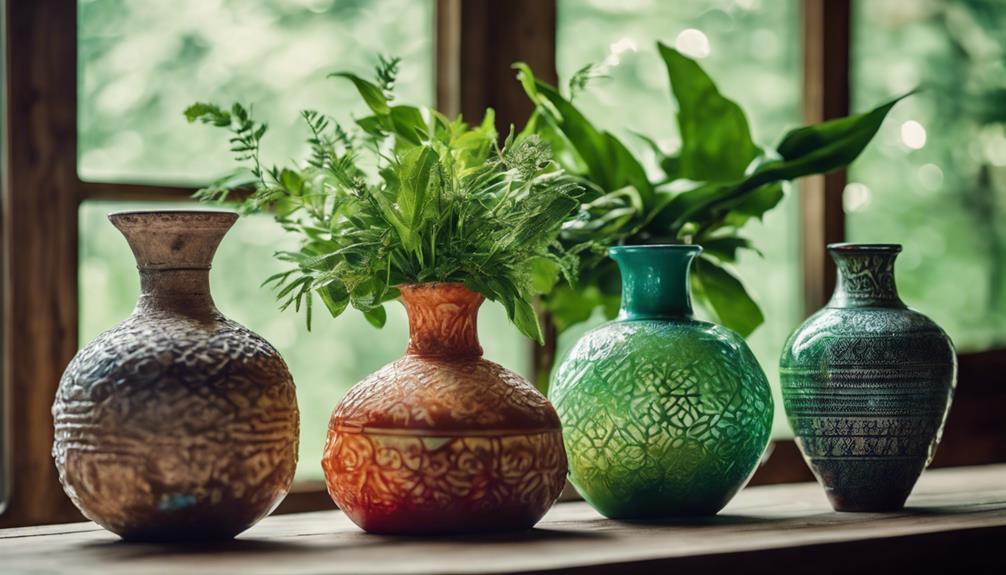 elegant vases enhance rooms