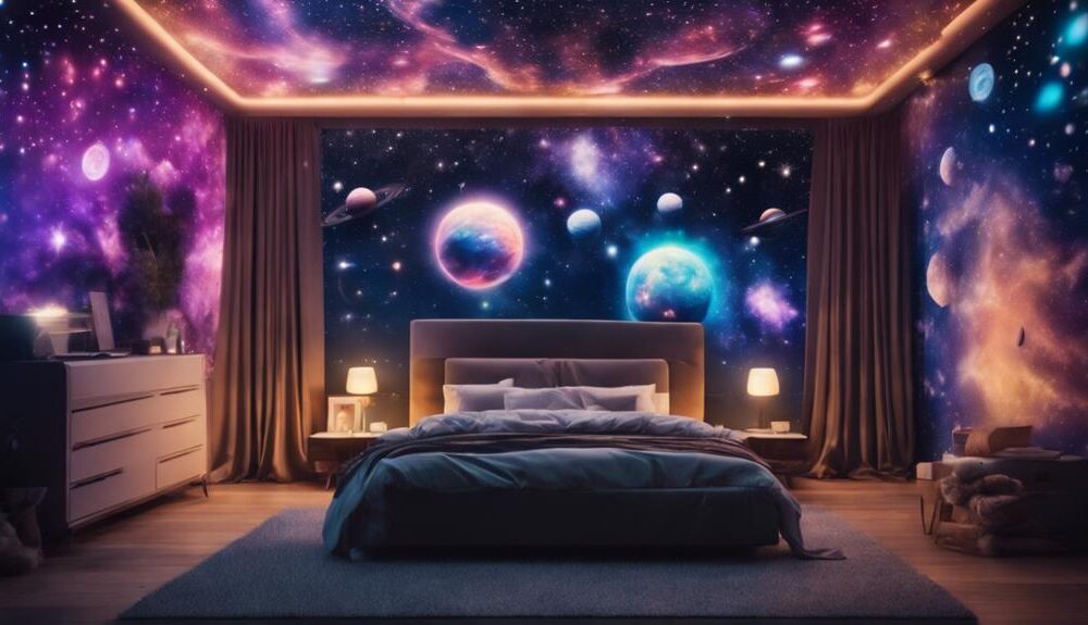 galactic inspired room aesthetic