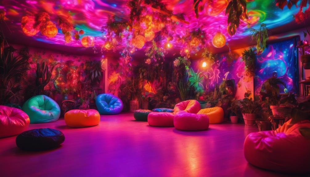 psychedelic room decor ideas