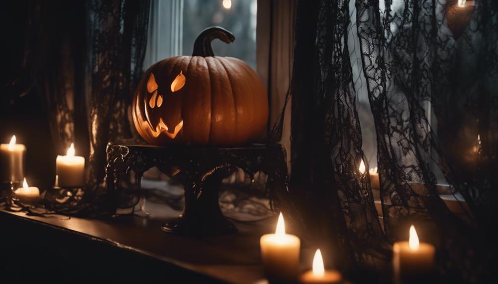 spooky stylish halloween decor