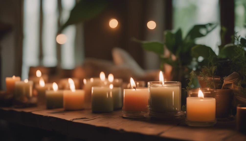 stylish ambiance with candles