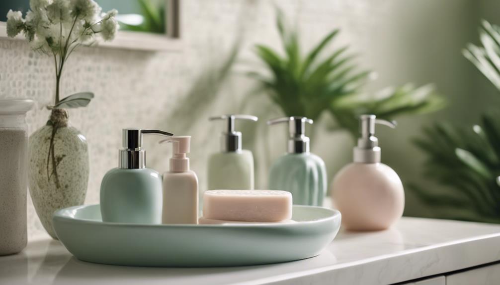 stylish bathroom soap accessories