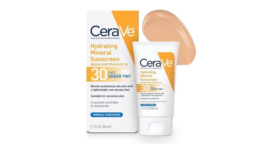 tinted mineral sunscreen protection