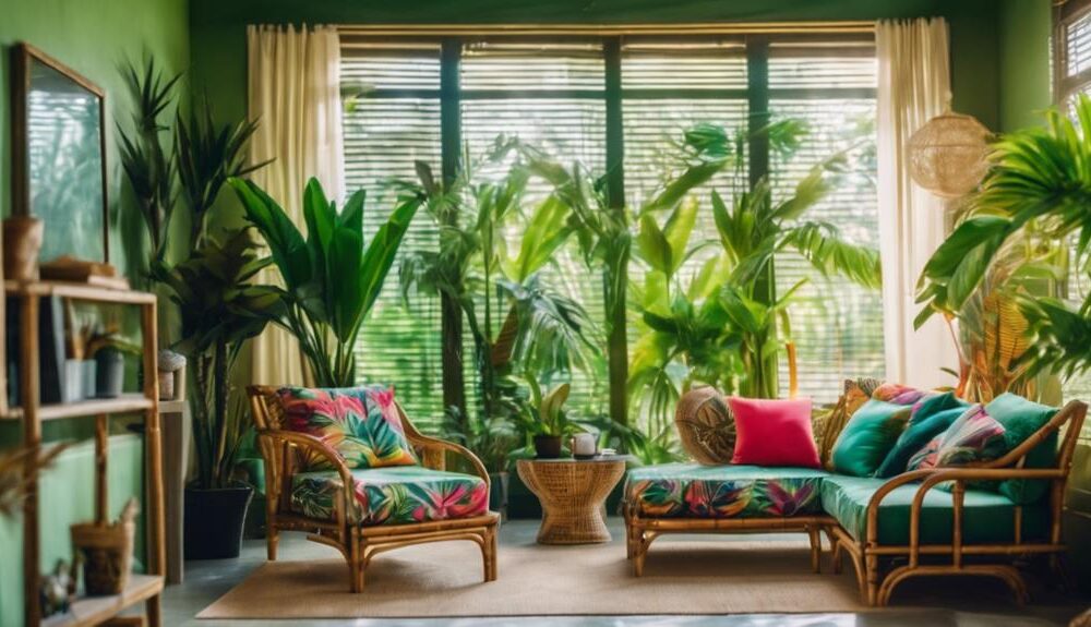 tropical paradise room decor