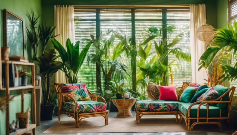 tropical paradise room decor