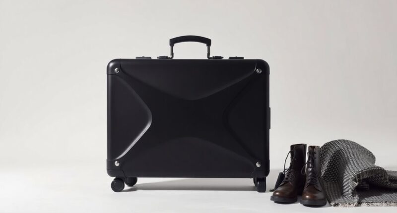 luxury travel suitcase collaboration