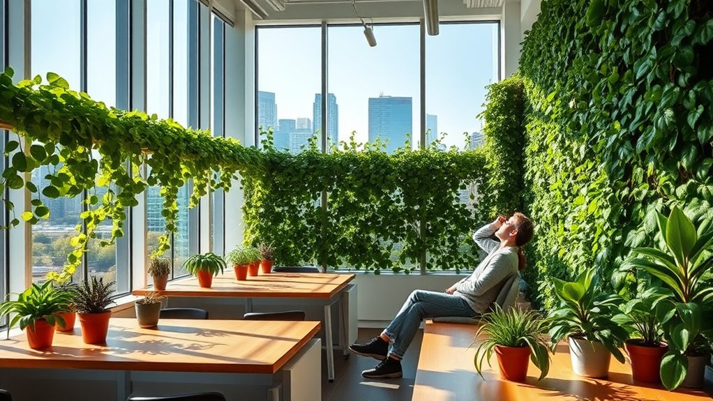 indoor plants enhance well being