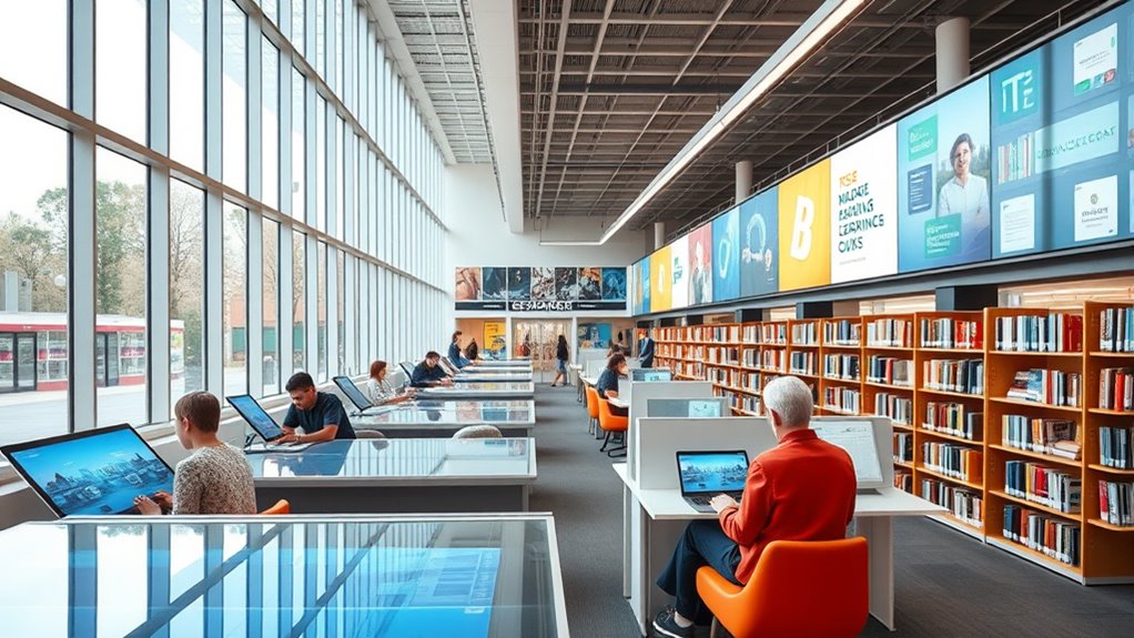 libraries transforming into digital hubs