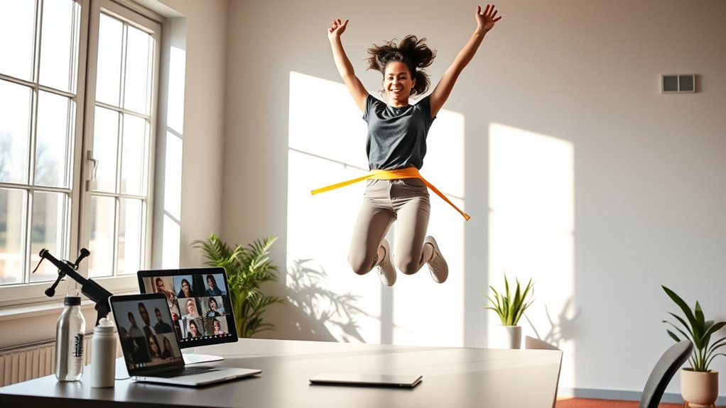 quick desk exercise breaks