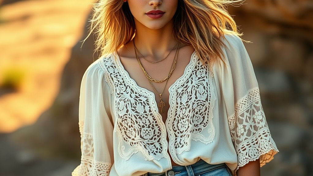 effortless boho luxury style