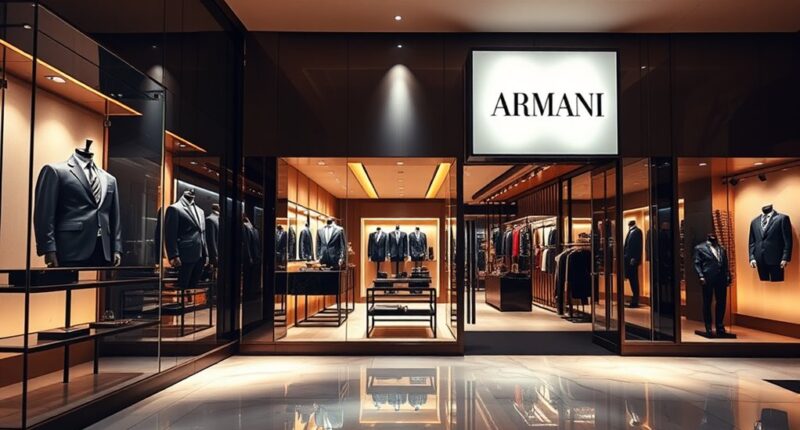 armani s revenue hits record