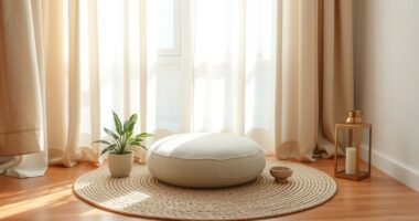 dedicated personal meditation space