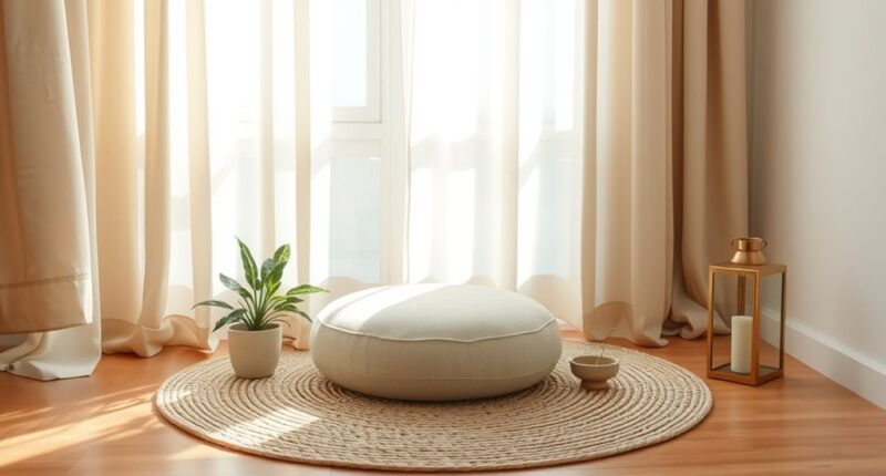 dedicated personal meditation space