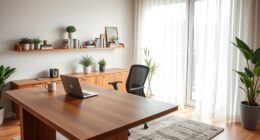 efficient and comfortable workspace