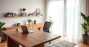 efficient and comfortable workspace