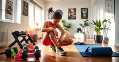 establishing a regular workout routine