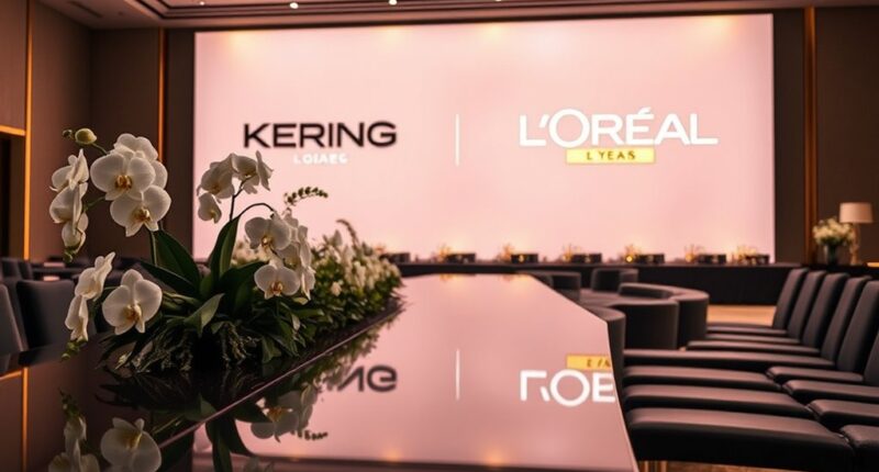kering and l or al partnership