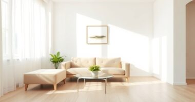 minimalist decor promotes tranquility