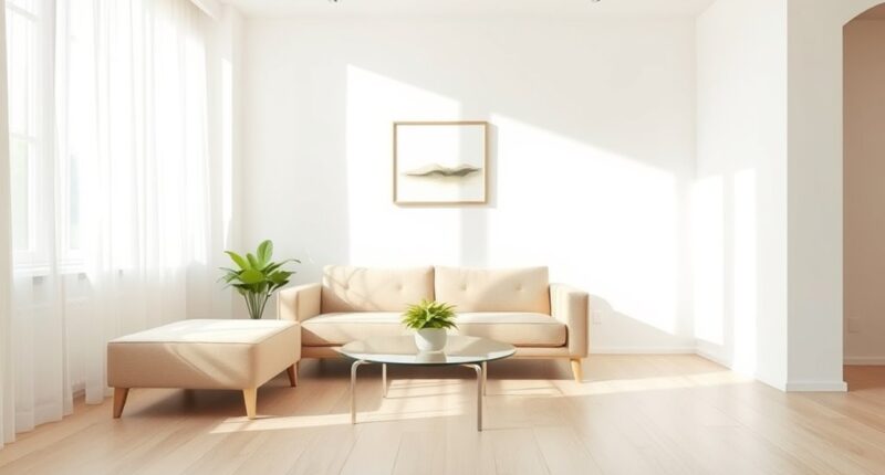 minimalist decor promotes tranquility