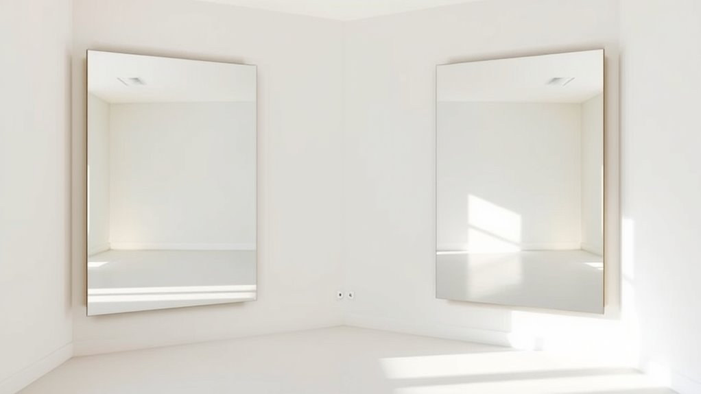 mirror placement and lighting