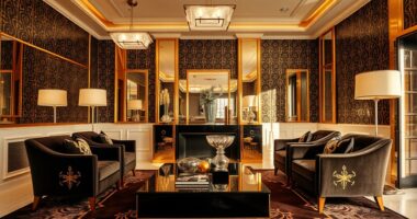 modern glamorous art deco