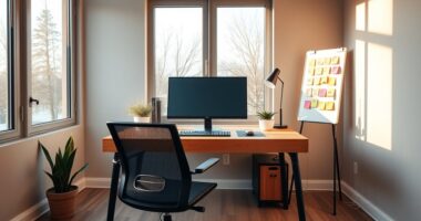 productive home office design