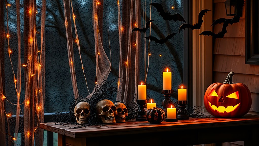 quick diy halloween decor