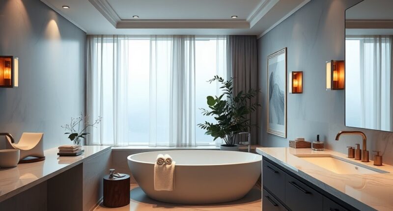 transforming bathroom into sanctuary