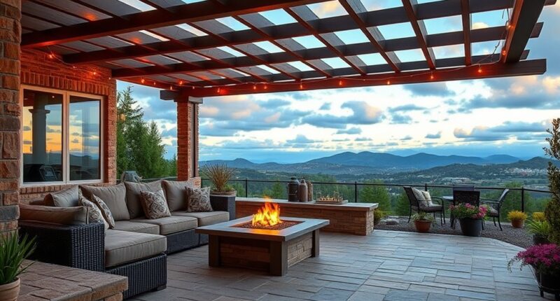 year round outdoor living space