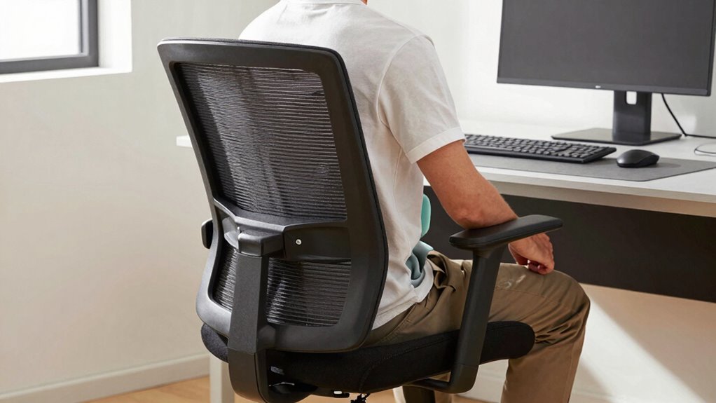 adjust chair for spinal alignment