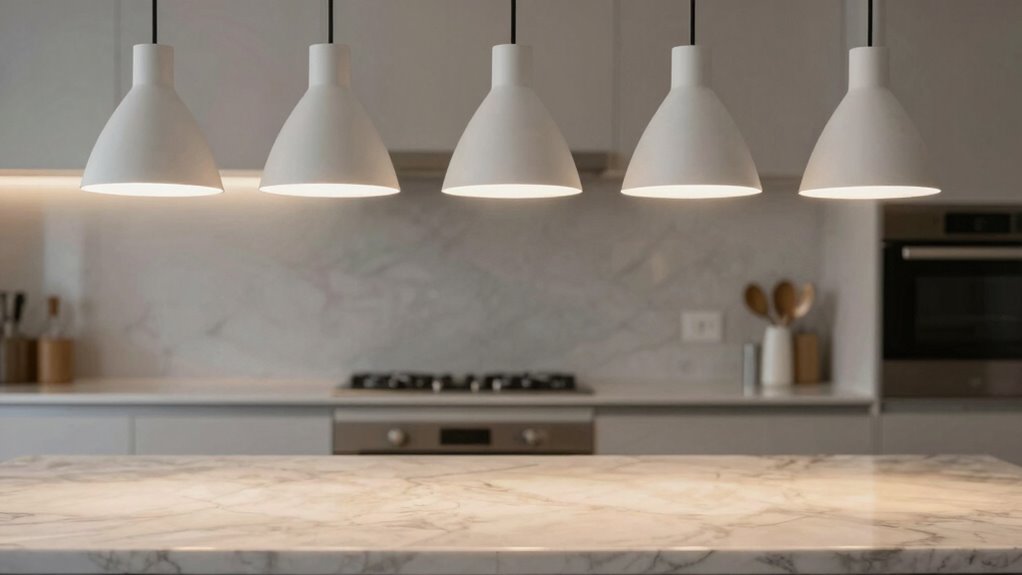 adjust pendant spacing evenly