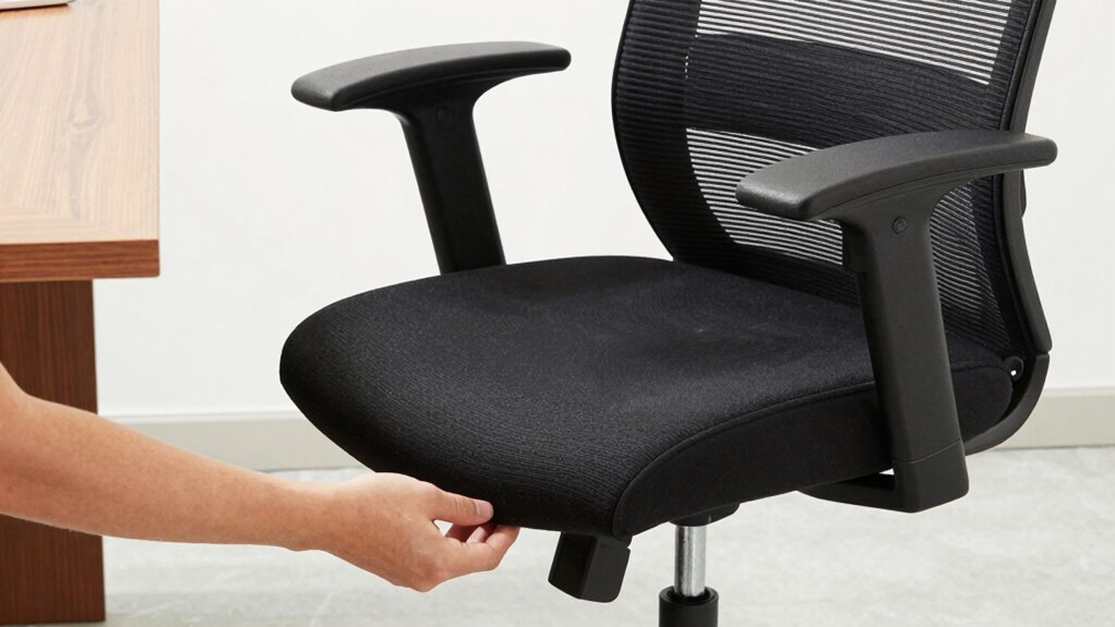 adjust seat height and depth