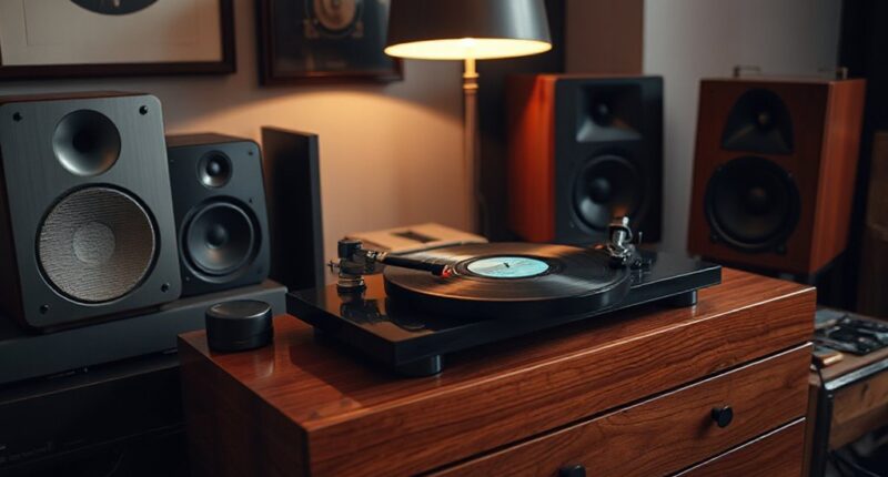 amazing turntables with speakers