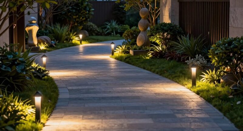 balanced outdoor lighting design