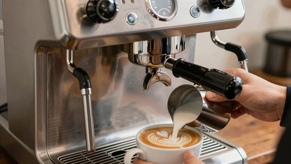 brewing precision and frothing