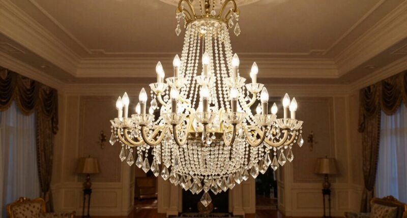 chandelier size calculation formula