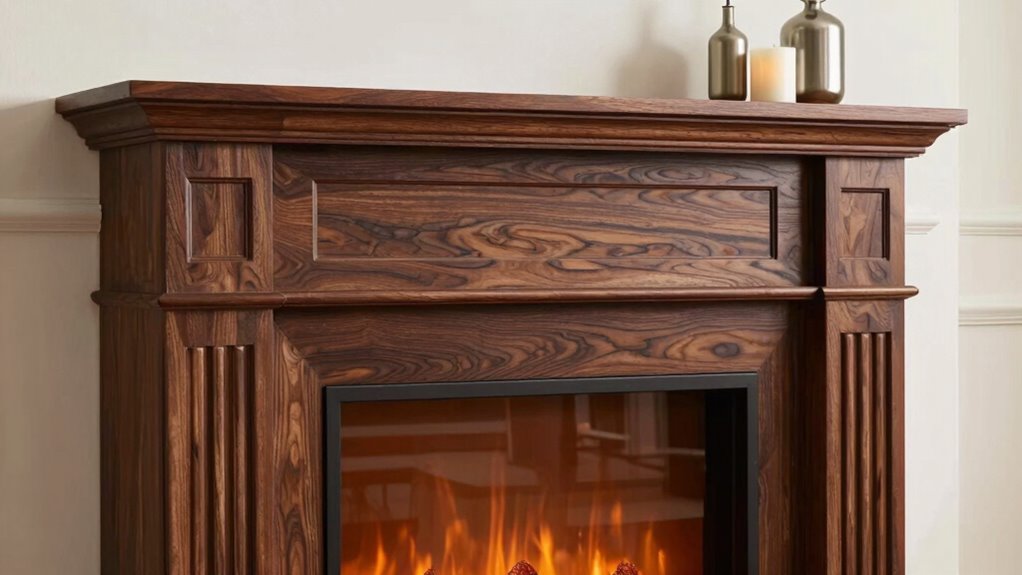 choosing suitable electric fireplace mantel