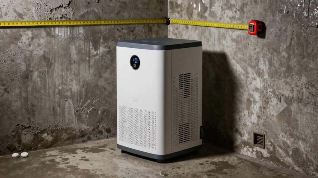 choosing the right dehumidifier size
