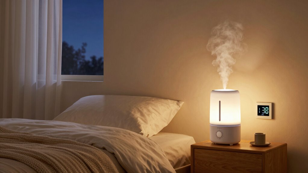 comfortable dark cool environment