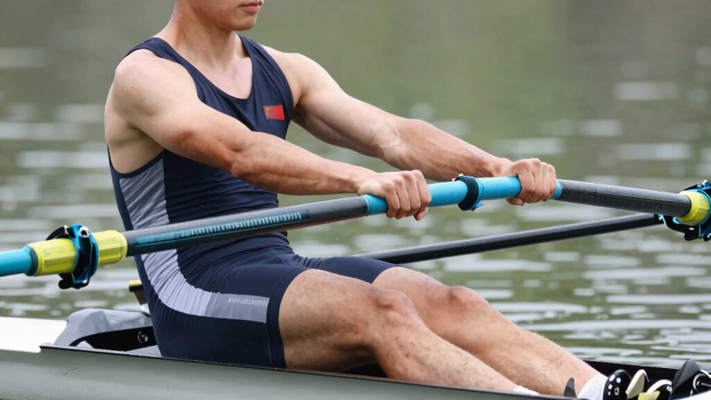 consistent controlled rowing technique