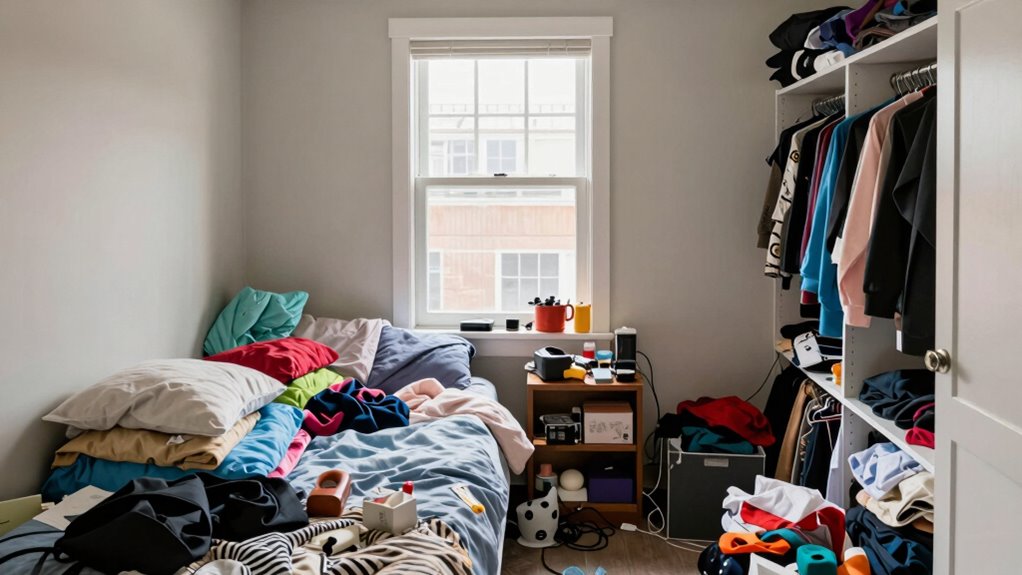 declutter for better sleep