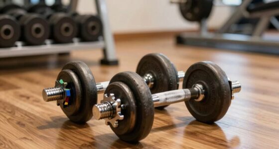 dumbbell handle increments storage