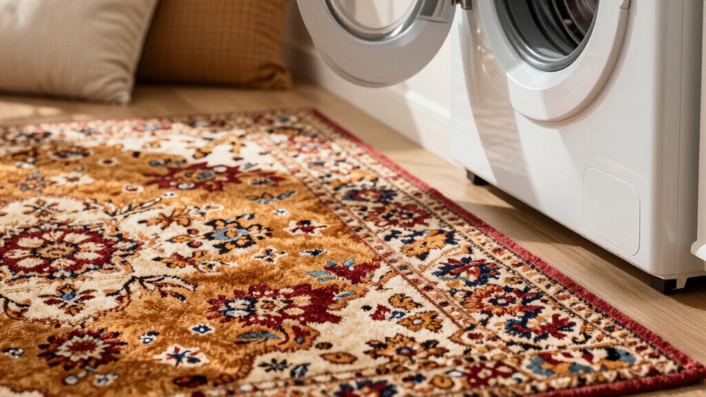 easy stain resistant washable rugs