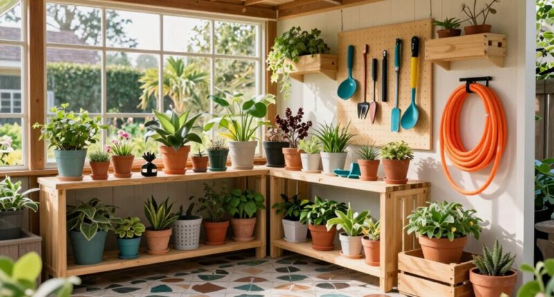 garden shed storage ideas